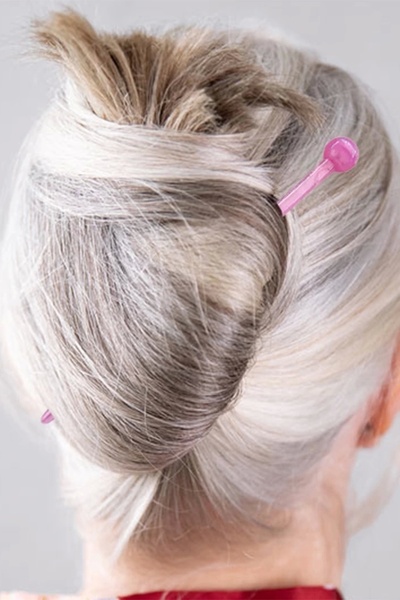 PRVT Lilac Color Bun Pen / Bun Buckle