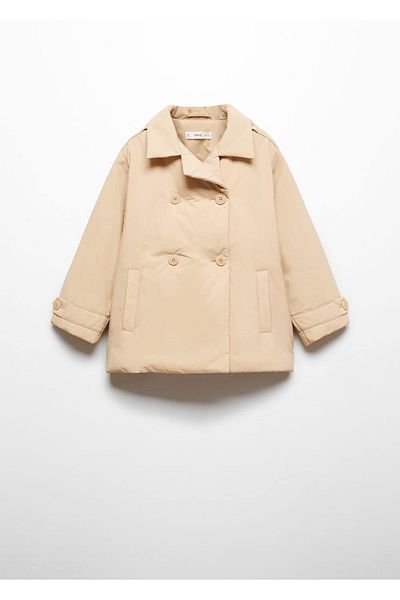 MANGO Kids Dvouřadá střihová bunda