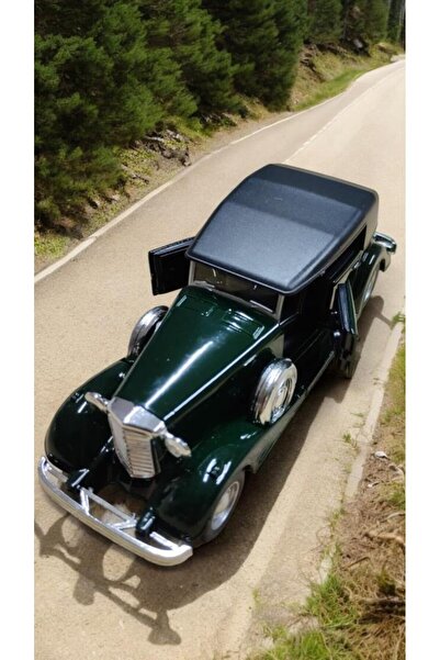 Nostaljik Lezzetler Nostaljik Metal Çek Bırak Araba Yeşil Kapılar Açılır ( 1/...