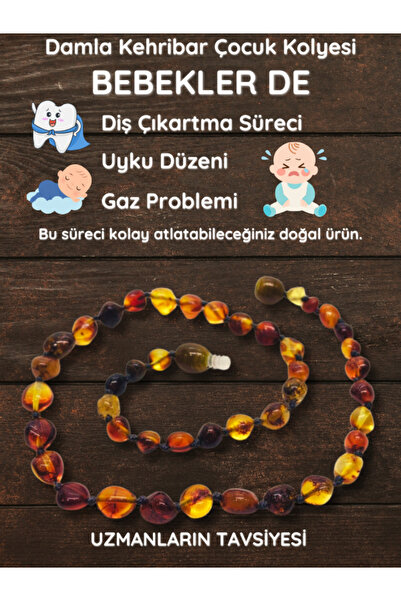 Dy Global Original Amber Baby Tooth Boy - Girl Necklace