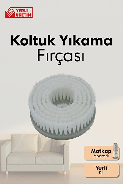 Hilal Fırça Koltuk Yıkama Fırçası - Yerli Kıl (MATKAP APARATSIZ)
