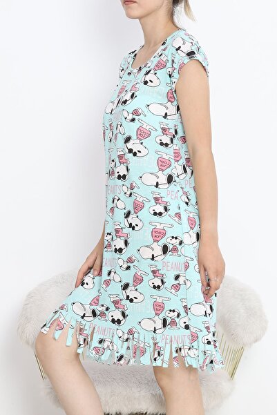 Moka Shopin Mokashopin Printed Baby Dress - Rotation Tassel, Baby Blue - 263.1287