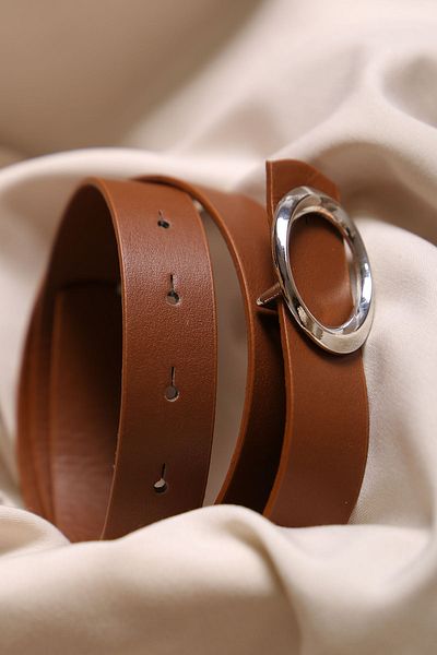 Moka Shopin Brown Accessory Belt - 16625.1140