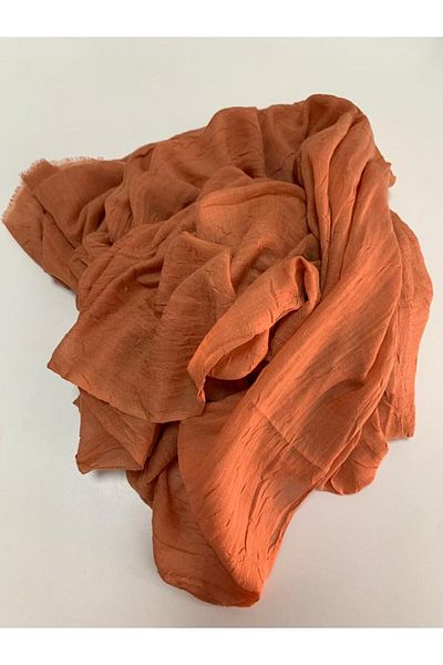 Modakaşmir Soft Orange Bamboo Shawl
