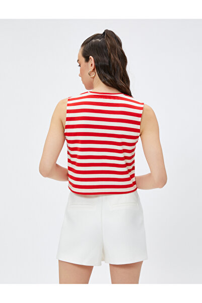 Koton Sleeveless Crop T-Shirt - 365 Licensed Dictionary