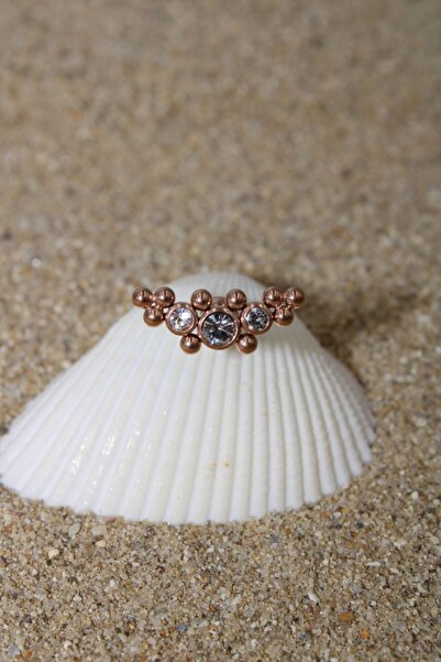 NOBLE GETTO Piercing Cerrahi Çelik Piercing Zirkon Taşlı Kıkırdak Tragus Conc...