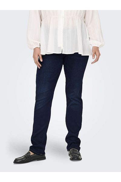 Only Carmakoma Düz kesim Jeans Caraugusta Hohe Taille Gerade geschnittene Jeans