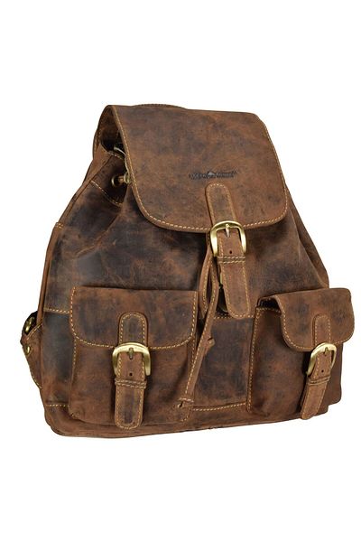 Greenburry Vintage City Backpack Leather 35 cm
