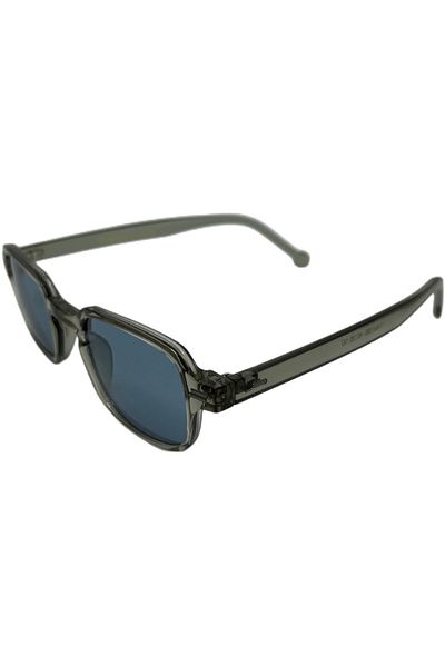 funeyes Yoda Rectangle Small Tiny Glasses Women Men Unisex Navy Blue Glass Sunglasses