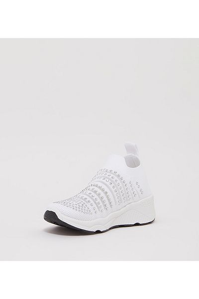 Aila White Kids Unisex Casual Shoes