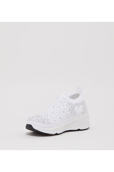 Aila White Kids Unisex Casual Shoes