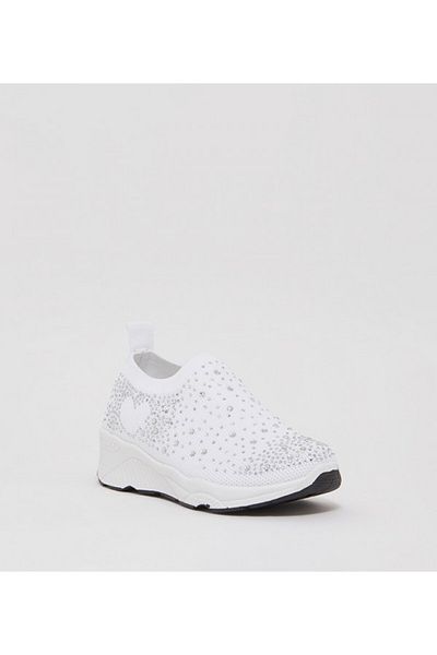 Aila White Kids Unisex Casual Shoes