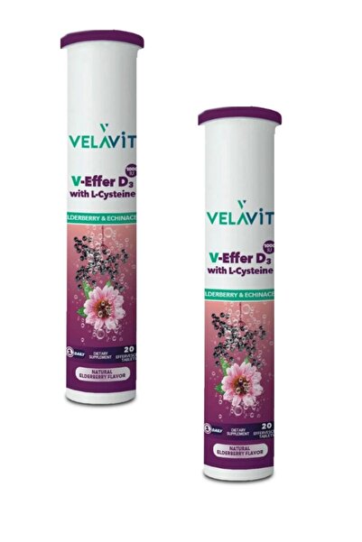 Velavit V-Effer D3 - L-Cysteine 2 Pack