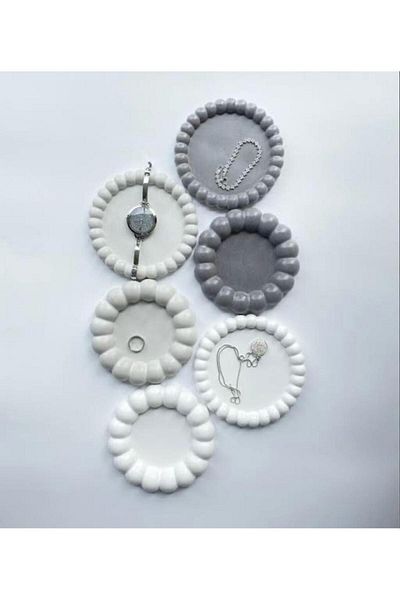 ROSES SHOP Bubble Decorative Plate, Jewelry Plate, Candle Holder, Coaster