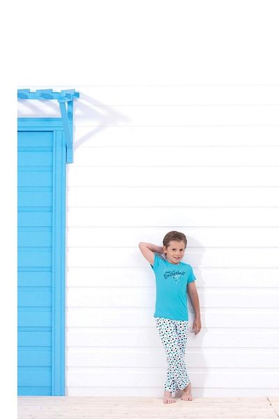 Blackspade 7260- Costum de pijama pentru bărbați-albastru