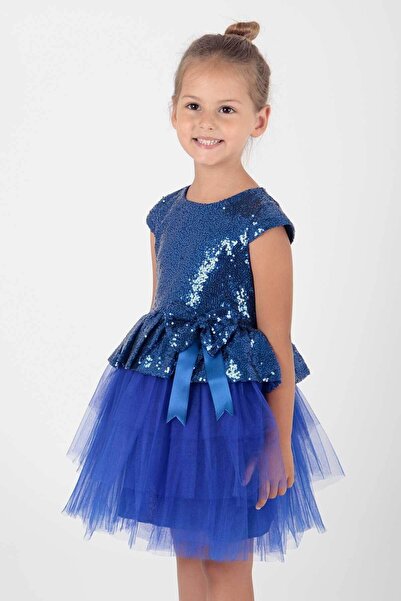 AHENGİM Trendy dívčí večerní šaty - Flitrované, Ak2207