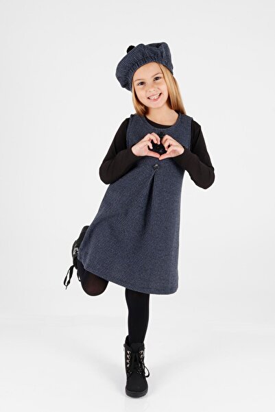 AHENGİM Lánykalapos ruha - 3 részes készlet, gombrészlet, Ak2403