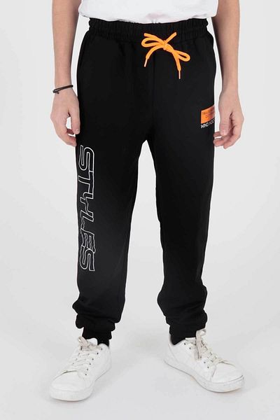 AHENGİM Boy's StylEs PrintEd Elastic Skinny SwEatPants - Ak2117