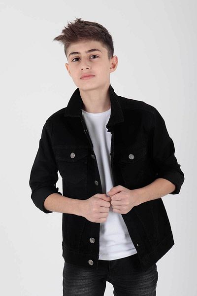 AHENGİM Jeansjacke für Jungen - Casual Fashion, Ak 22152023