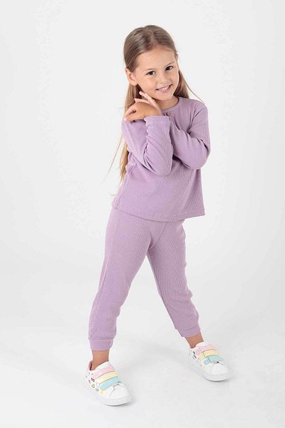 AHENGİM Girl's TrEnDy TracKsuit SEt - ButtonED Ak2204