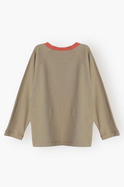 LUESS Unisex Palmiye Baskılı Mevsimlik Tişört (2-3 Yaş 7-8 Yaş)