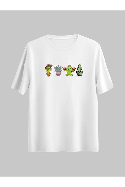 Pink Sky Cadou Cactus - Tricou obișnuit cu plante