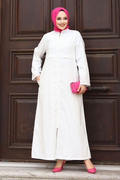 Modanisa White Women Caps Abayas Styles Prices Trendyol