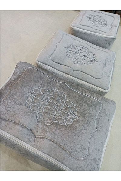 Hızlı Çeyiz Velvet Hurc 3 Pieces