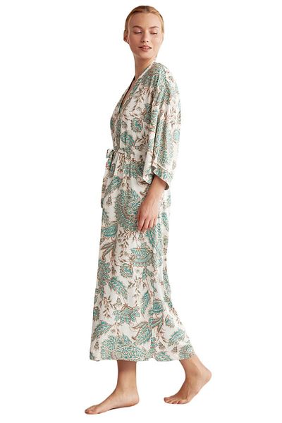 Catherine's Women's Turquoise Dressing Gown Set 2526