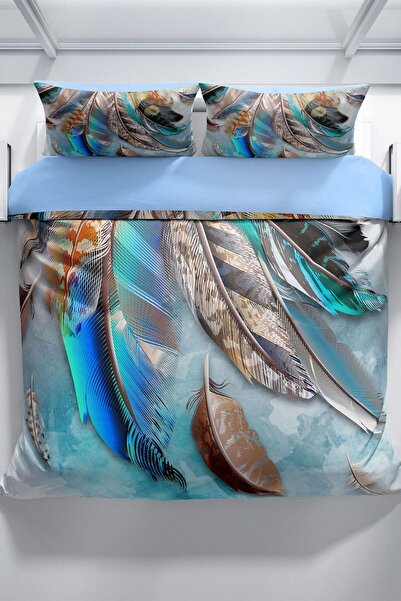 PerlaSera Mystery 3d Бавовняний сатеневий двоспальний комплект постільної білизни