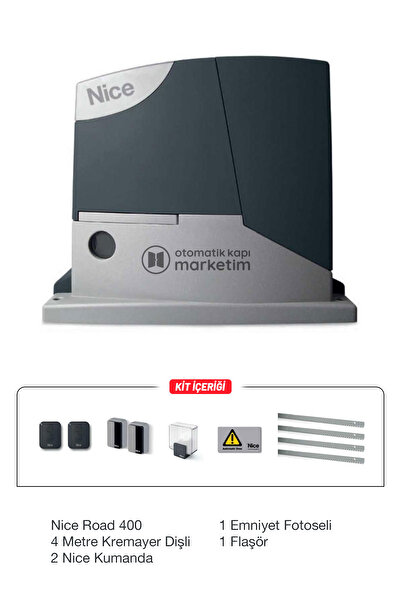 NİCE Road 400 Kit Yana Kayar Kapı Motoru