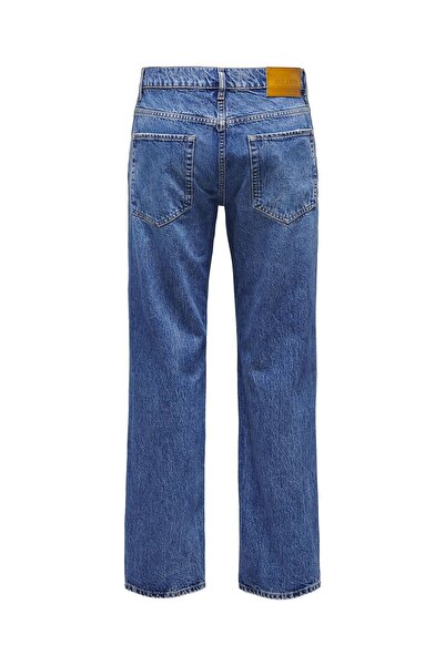 Only & Sons Normale Geschnitten Jeans Onsedge Mittlere Taille Gerade Geschnitten Jeans