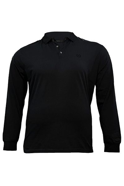 montecarlo Φούτερ Polo Neck Washed Lycra μεγάλου μεγέθους