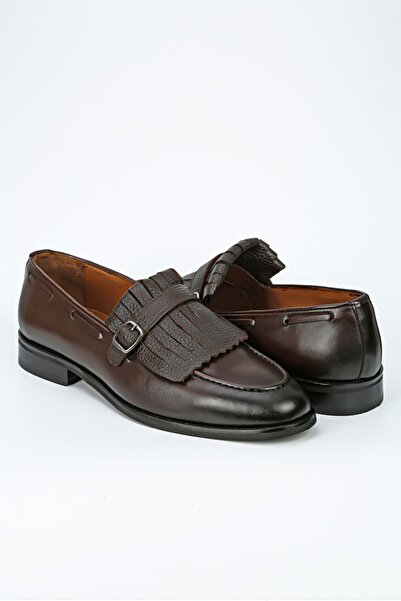 Byterre Belmonte Men's Genuine Leather Handmade Brown Men's Loafers