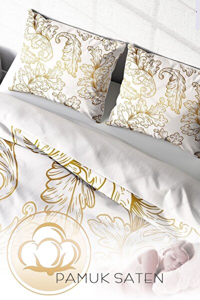 PerlaSera 3D Спеціальний дизайн - Двоспальний комплект постільної білизни, щільно тканий бавовняний сатин, Османська імперія VIII