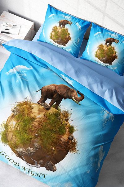 PerlaSera 3D Custom Design - Double Cotton Satin Duvet Cover Set, Tightly Woven