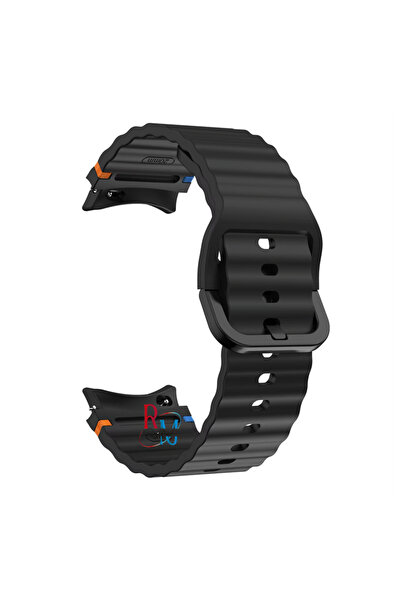 redmud teknoloji Samsung Galaxy Watch 4 5 Pro 6 7 Seri 40 44mm Classic 42 43 45 46 47mm Uyumlu Kavisli Spor Kordon