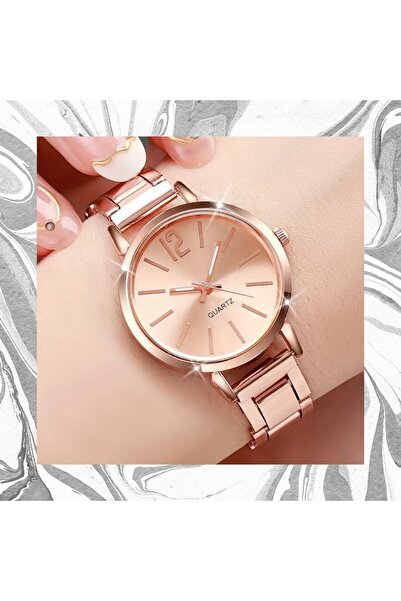 ELSTORE Kadın Çelik Kayışlı Kol Saati