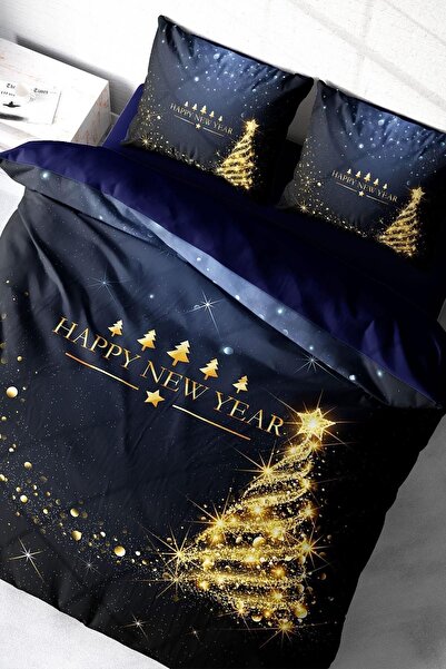 MonoHome Новогодната украса Merry Christmas Двойна 3D комплект спално бельо П...