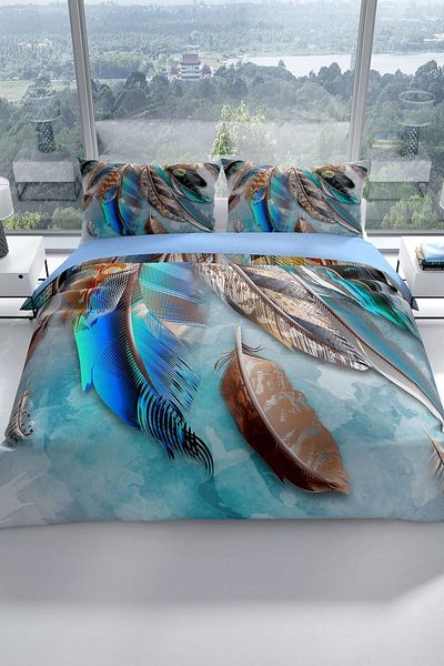 Cattleya Mystery 3d Cotton Satin Double Duvet Cover Set
