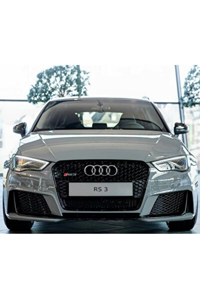Karva Audi A3 Rs3 Siyah Ön Panjur Siyah Çerçeve 2016-2020