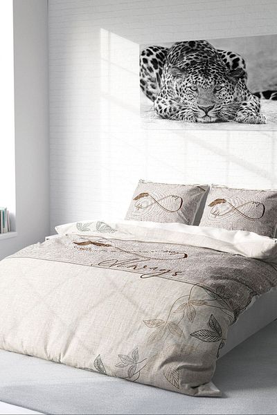 PerlaSera 3D Custom Design - Tightly Woven Cotton Satin Double Duvet Cover Set