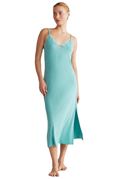 Catherine's Women's Turquoise Dressing Gown Set 2526