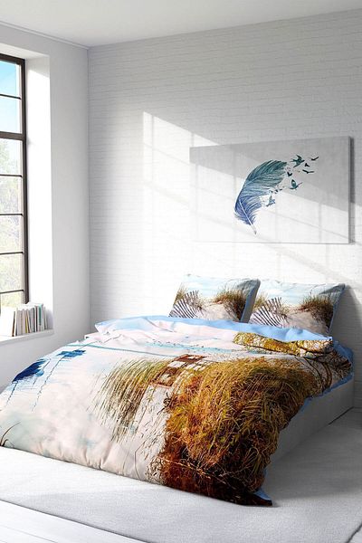 PerlaSera 3D Custom Design - Double Cotton Satin Duvet Cover Set