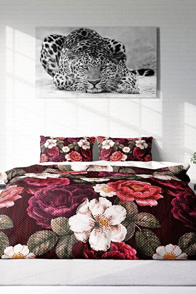 PerlaSera Double Duvet Cover Set Dense Weave Cotton Satin 3D Special Design Tapestry Dream