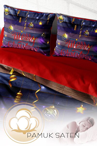 PerlaSera 3D Спеціальний дизайн - Двоспальний комплект постільної білизни з бавовняного сатину, Ny Dark