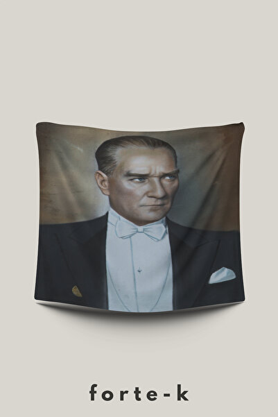 Fortek Home Husă pentru husă cu imprimare digitală Atatürk Gazi Mustafa Kemal - Steag