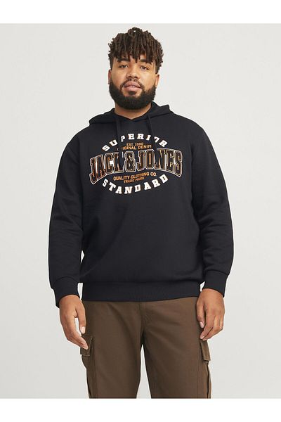 Jack & Jones Plus Kapuzenpullover Plus Logo Kapuzenpullover