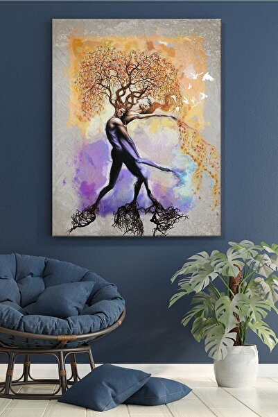 Genel Markalar Salon Için Dikey Aşk Temalı Duvar Tablosu HD Dijital Baskı Kan...