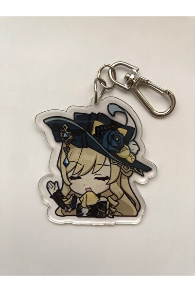 Hara Company سلسلة مفاتيح لعبة Genshin Impact Game Navia / زخرفة الحقيبة